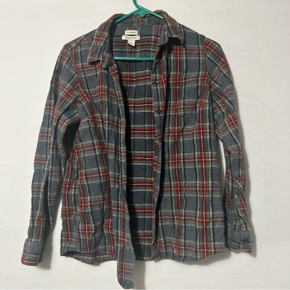 L.L. Bean Multicolor Plaid Shirt